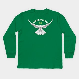 Peace Please Kids Long Sleeve T-Shirt